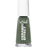 Layla Cosmetics Nagellack & Removers Layla Cosmetics Ceramic Effect #35 Khaki Green 10ml