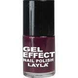 Layla Cosmetics Gul Nagelprodukter Layla Cosmetics Gel Effect #12 Smooth Purple 10ml