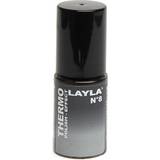 Layla Cosmetics Gul Nagelprodukter Layla Cosmetics Thermo Polish Effect #8 Black to Grey 5ml