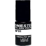 Layla Cosmetics One Step Gel Nail Polish #01 100% White 5ml