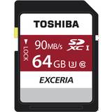 Toshiba SDXC Minneskort Toshiba Exceria N302 SDXC UHS-I U3 90MB/s 64GB