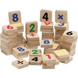 Krea Byggleksaker Krea Wooden Magnets Numbers & Signs