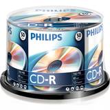 Optisk lagring Philips CD-R 700MB 52x Spindle 50-Pack