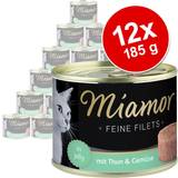 Miamor Katter Husdjur Miamor Fine Filets - Tonfisk & Räkor i Gelé 1.11kg