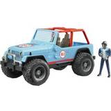 Bruder Lekset Bruder Jeep Cross Country Racer Blue with Driver 02541