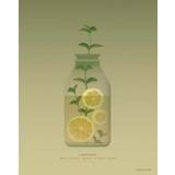 Vissevasse Lemonade Poster 15x21cm