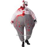 Herrar - Uppblåsbara dräkter Dräkter & Kläder Rubies Inflatable Evil Clown Adult Costume