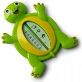 Gröna Badtermometrar Reer Bath Thermometer Turtle