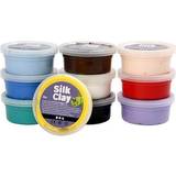 Silk Clay Assorted Colors Clay 40g 10-pack