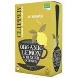 Clipper Organic Lemon & Ginger Tea 20st