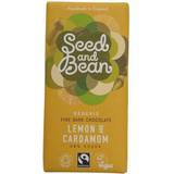 Seed and Bean Organic Lemon & Cardamom Dark Chocolate Bar 85g