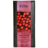 Vivani Choklad Vivani Superior Dark Chocolate with Cranberry 100g
