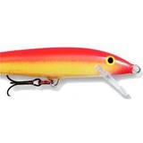 Wobblers - Ädelfisk Fiskedrag Rapala Flytande 7cm Gold Fluorescent Red GFR