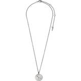 Pilgrim Cancer Necklace - Silver/Transparent