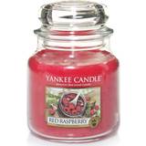Yankee Candle Med lock Inredningsdetaljer Yankee Candle Raspberry Medium Doftljus 411g