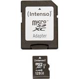 Intenso Premium MicroSDXC Class 10 UHS-l U1 45MB/s 128GB +Adapter