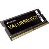 4 GB - DDR4 RAM minnen Corsair Value Select Black SO-DIMM DDR4 2133MHz 4GB (CMSO4GX4M1A2133C15)