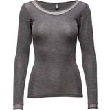 Femilet Dam Överdelar Femilet Juliana Long Sleeve T-shirt - Grey Melange
