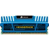 Corsair 4 GB - DDR3 RAM minnen Corsair Vengeance Blue DDR3 1600MHz 4GB (CMZ4GX3M1A1600C9B)