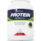 Vassleproteiner Proteinpulver Better You Ärt & Havreprotein Jordgubb/Hallon 1 kg