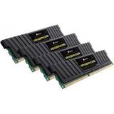 Corsair 32 GB - DDR3 RAM minnen Corsair Vengeance LP Black DDR3 1600MHz 4x8GB (CML32GX3M4A1600C10)