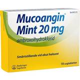 Ambroxolhydroklorid Receptfria läkemedel Mucoangin Mint 20mg 18 st Sugtablett