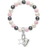 Thomas Sabo Charm Club Bracelet - Silver/Pearls