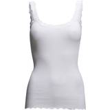 Rosemunde Dam T-shirts & Linnen Rosemunde Round Neckline Silk Top - New White