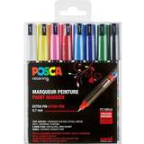 Posca Hobbymaterial Uni Posca PC-1MR Extra Fine Markers Basic Colors 8-pack