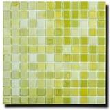 Gröna Mosaik Lhådös Glasmosaik G401 2.5x2.5cm