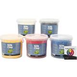 Silk Clay Primary Colours Clay 650g 5-pack