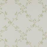 Colefax and Fowler Tapeter Colefax and Fowler Leaf Trellis - Ivory/Green (07706-03)