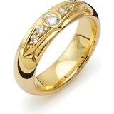 Flemming Uziel Signo B076 Ring - Gold/Diamonds