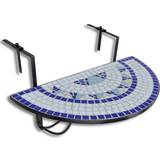 Svarta Balkongbord Utemöbler vidaXL 41124 Balkongbord