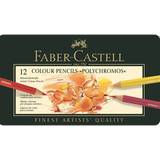 Färgpennor Faber-Castell Colour Pencils Polychromos Tin of 12