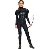 Utklädnad katniss Maskerad Rubies Women's The Hunger Games Deluxe Katniss Costume