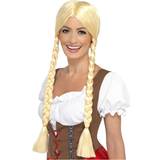 Oktoberfest Långa peruker Smiffys Bavarian Blond Peruk