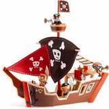 Pirater - Träleksaker Djeco Ze Pirate Boat Arty Toy