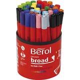 Berol Tuschpennor Berol Colour Broad Fibre Tipped Pen 1.7mm 42-pack