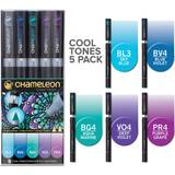 Chameleon Hobbymaterial Chameleon Cool Tones Pens 5-pack