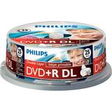 Optisk lagring Philips DVD R 8.5GB 8x Spindle 25-Pack