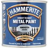 Hammerite Målarfärg Hammerite Direct to Rust Smooth Effect Metallfärg Silver 0.25L