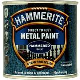 Hammerite Direct to Rust Hammered Effect Metallfärg Blå 0.25L