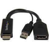 Kablar StarTech HDMI - DisplayPort/USB Adapter M-F