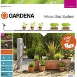 Bevattning krukor trädgårdstillbehör Gardena Micro Drip System Starter Set Plant Pots M Automatic