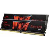 Röda RAM minnen G.Skill Aegis DDR4 3000MHz 2x8GB (F4-3000C16D-16GISB)