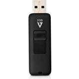 2 GB Minneskort & USB-minnen V7 VF22GAR-3E 2GB USB 2.0