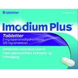 Simeticone Receptfria läkemedel Plus 2mg/125mg 6 st Tablett