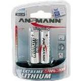 Batterier - Laddningsbara standardbatterier - Lithium Batterier & Laddbart Ansmann Extreme Lithium Mignon AA-2 pack