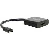 3.1 - Kabeladaptrar - Skärmad Kablar C2G USB C-HDMI Adapter M-F